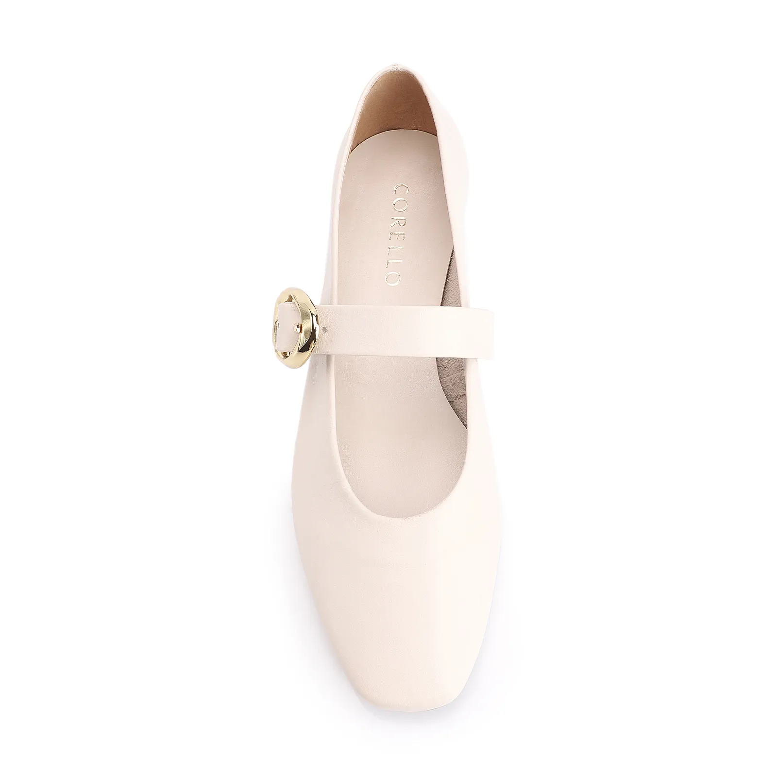 Sapatilha Couro Off White