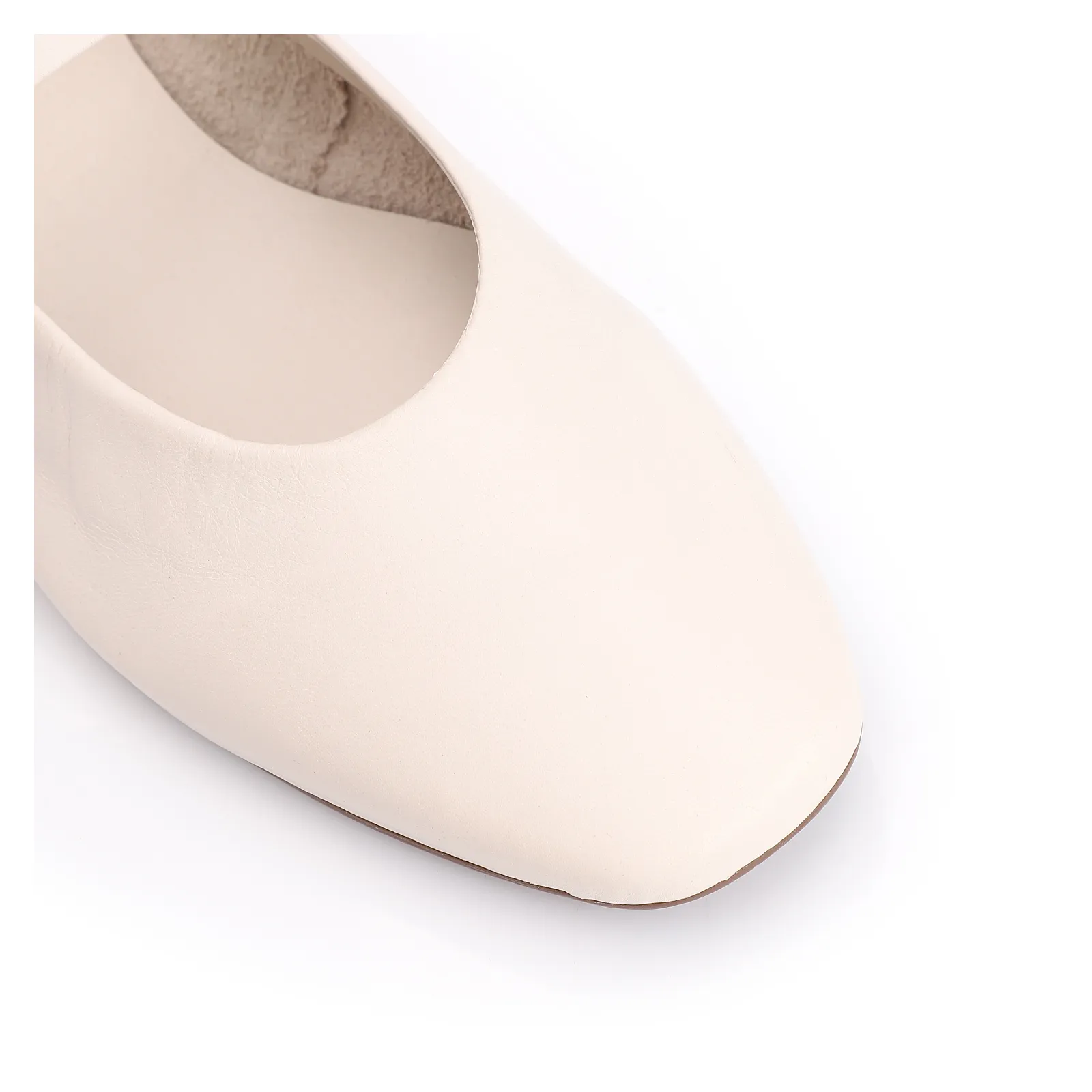 Sapatilha Couro Off White