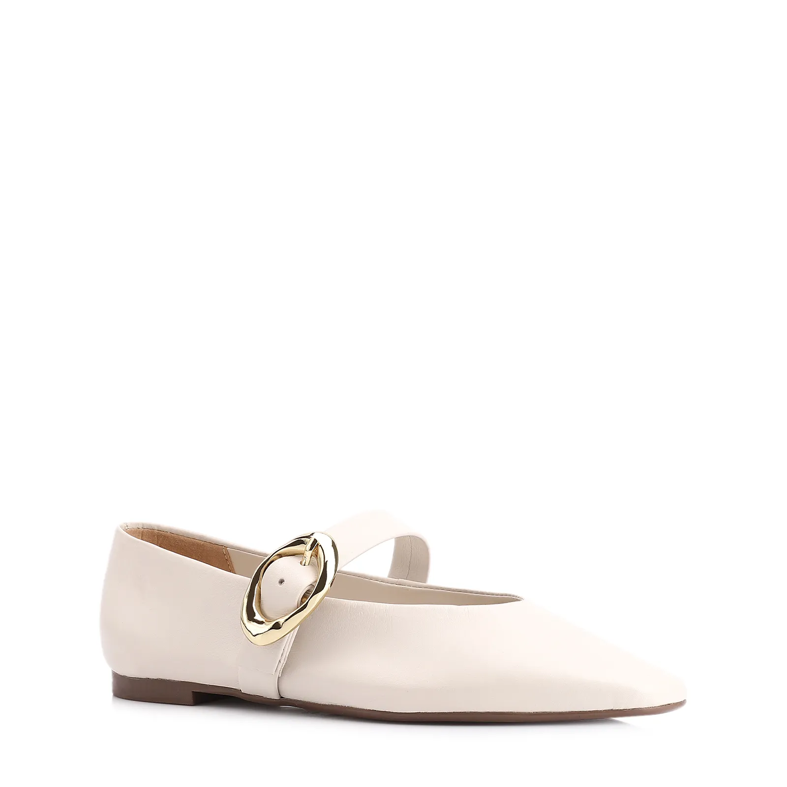 Sapatilha Couro Off White