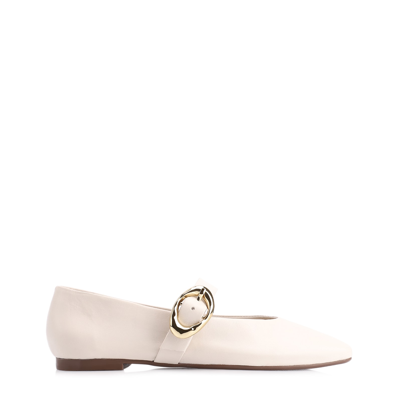 Sapatilha Couro Off White