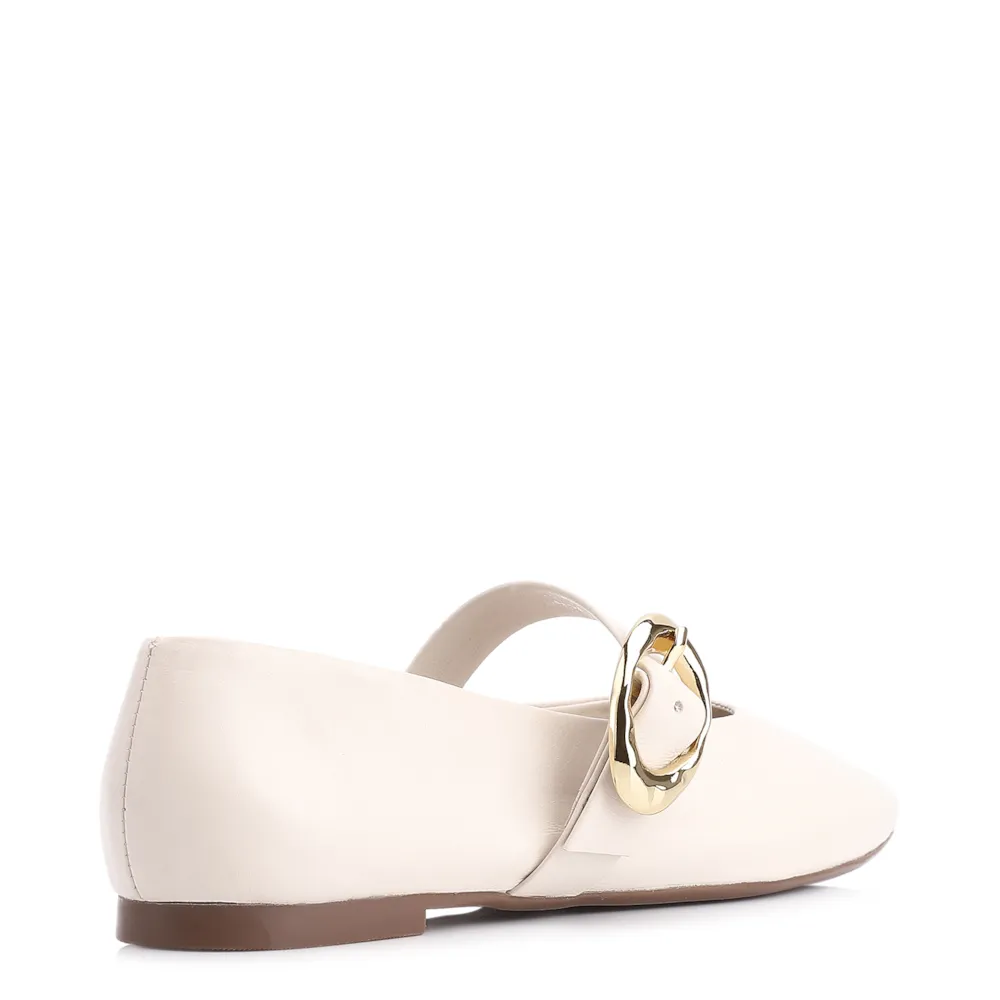 Sapatilha Couro Off White - imagem 3