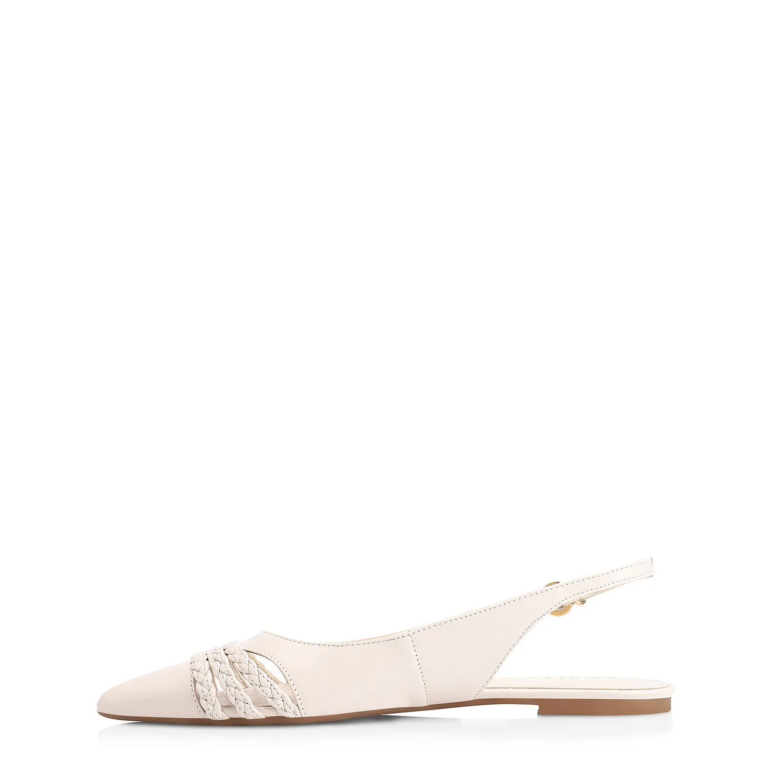 Sapatilha Couro Off White