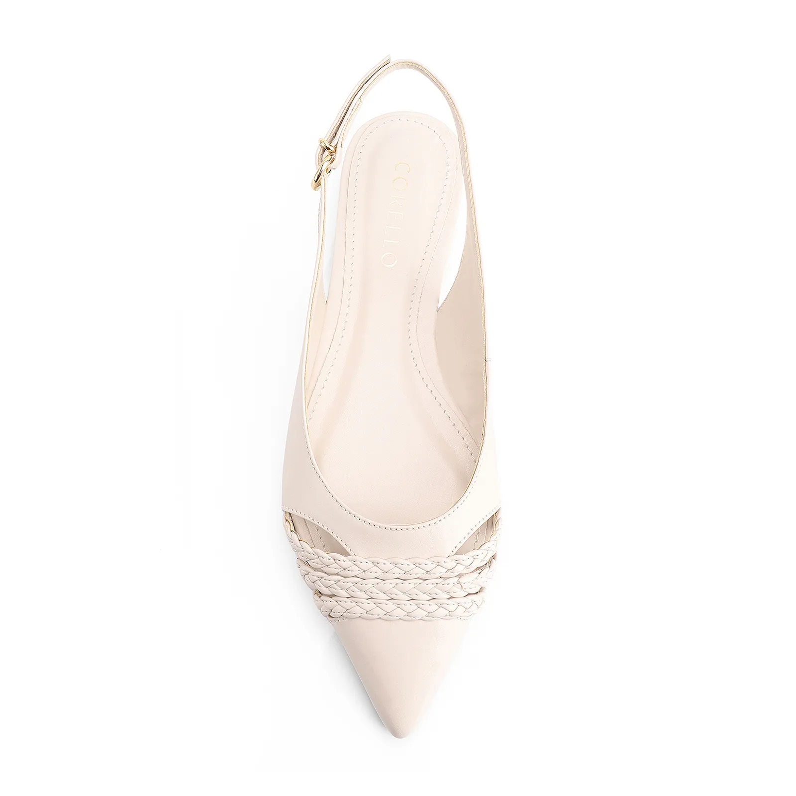 Sapatilha Couro Off White