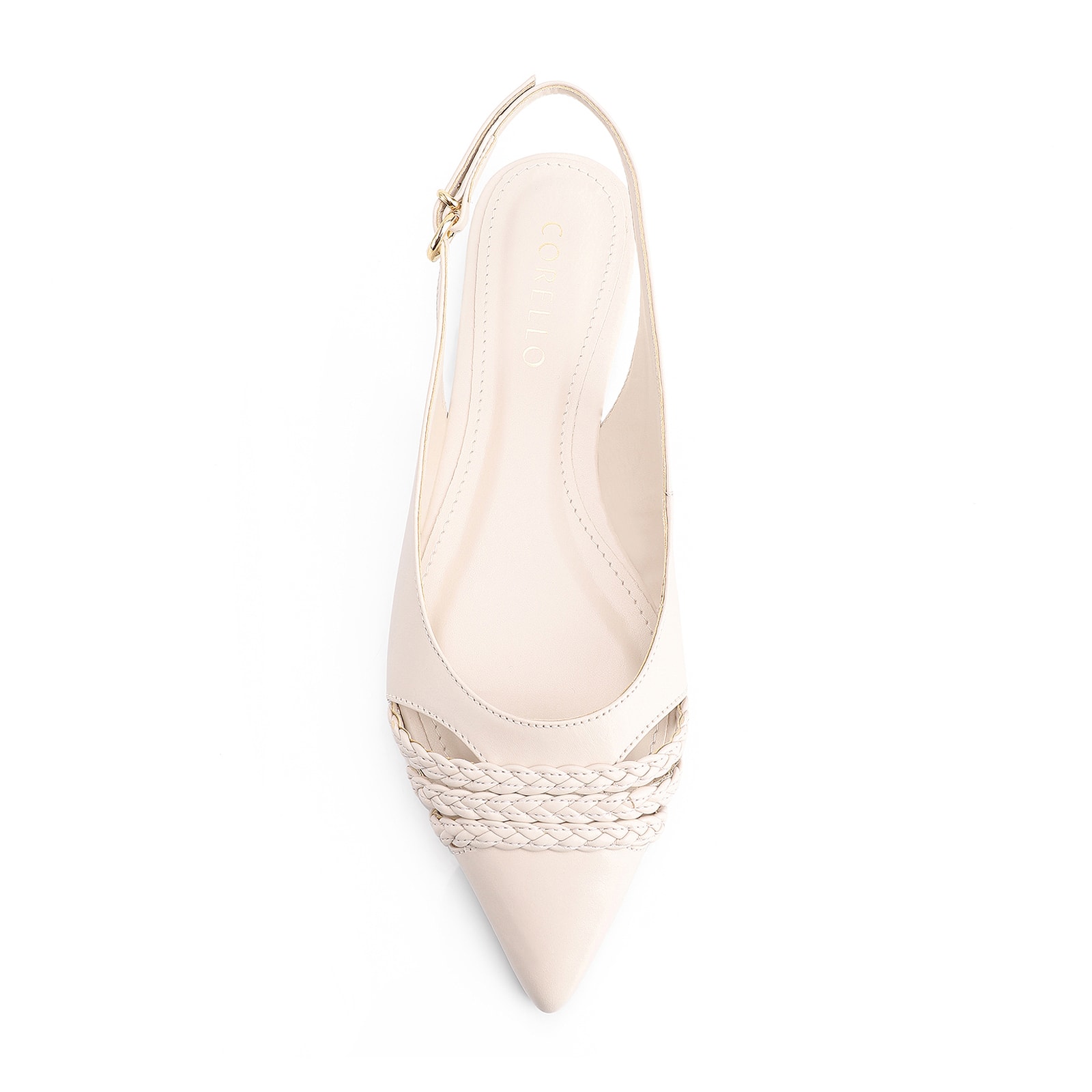 Sapatilha Couro Off White