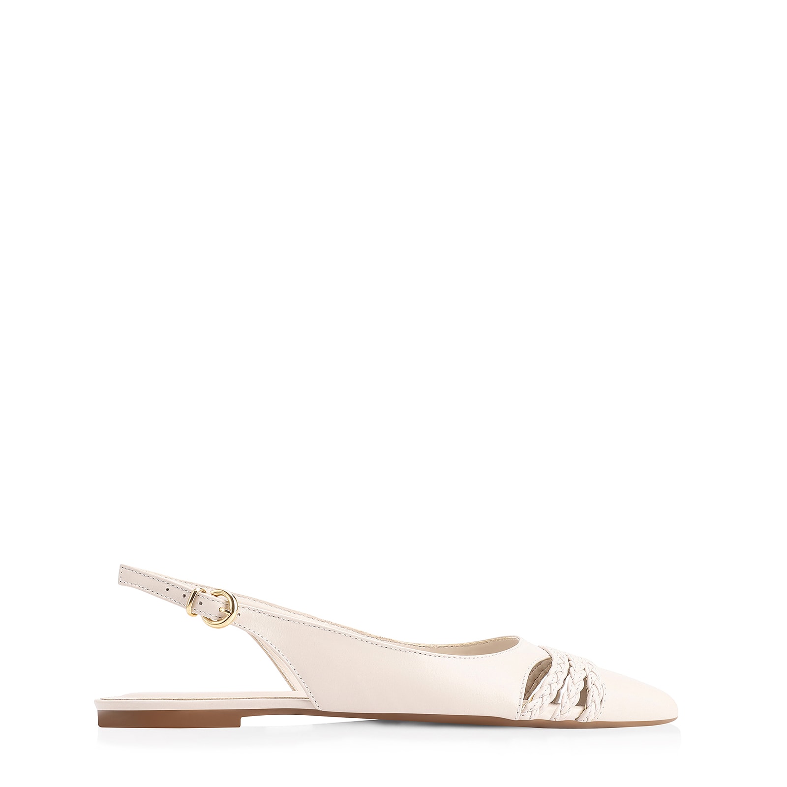 Sapatilha Couro Off White