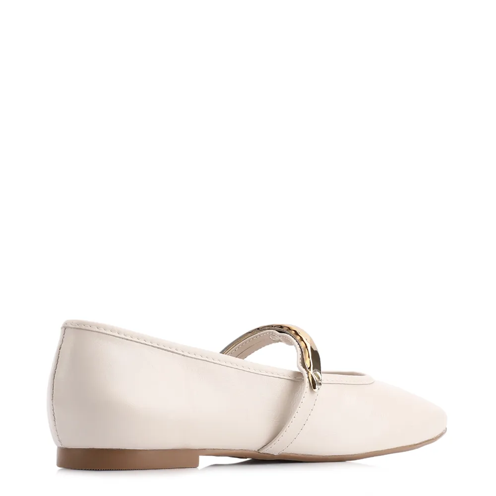 Sapatilha Couro Off White - imagem 3