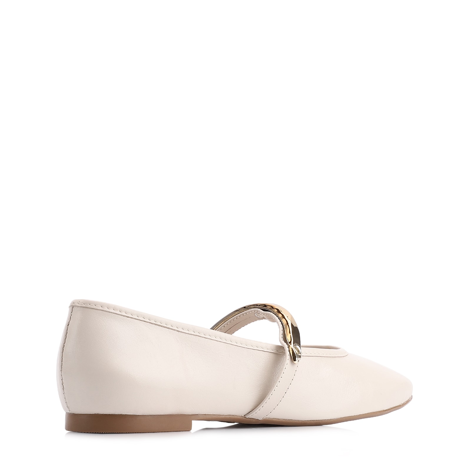 Sapatilha Couro Off White