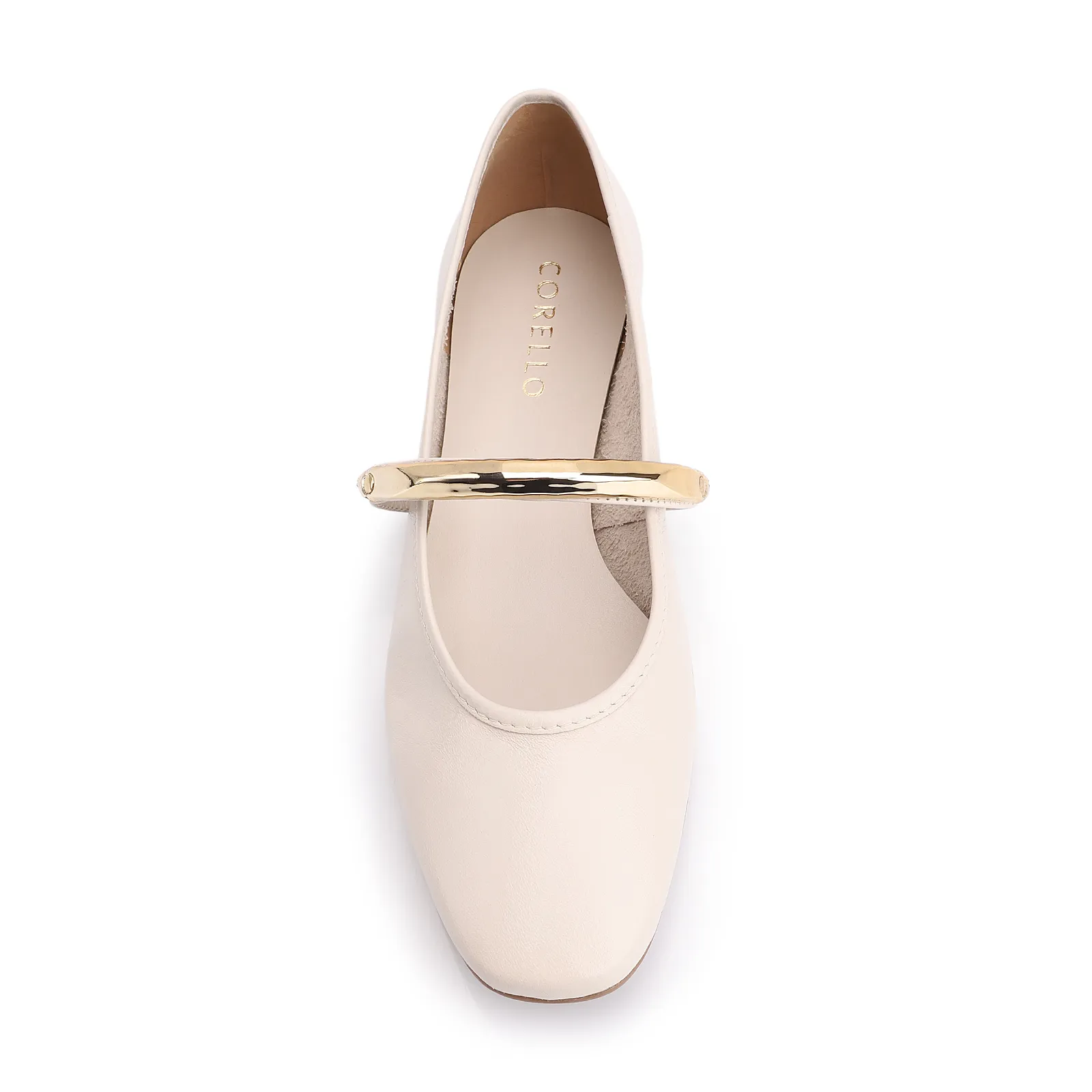 Sapatilha Couro Off White