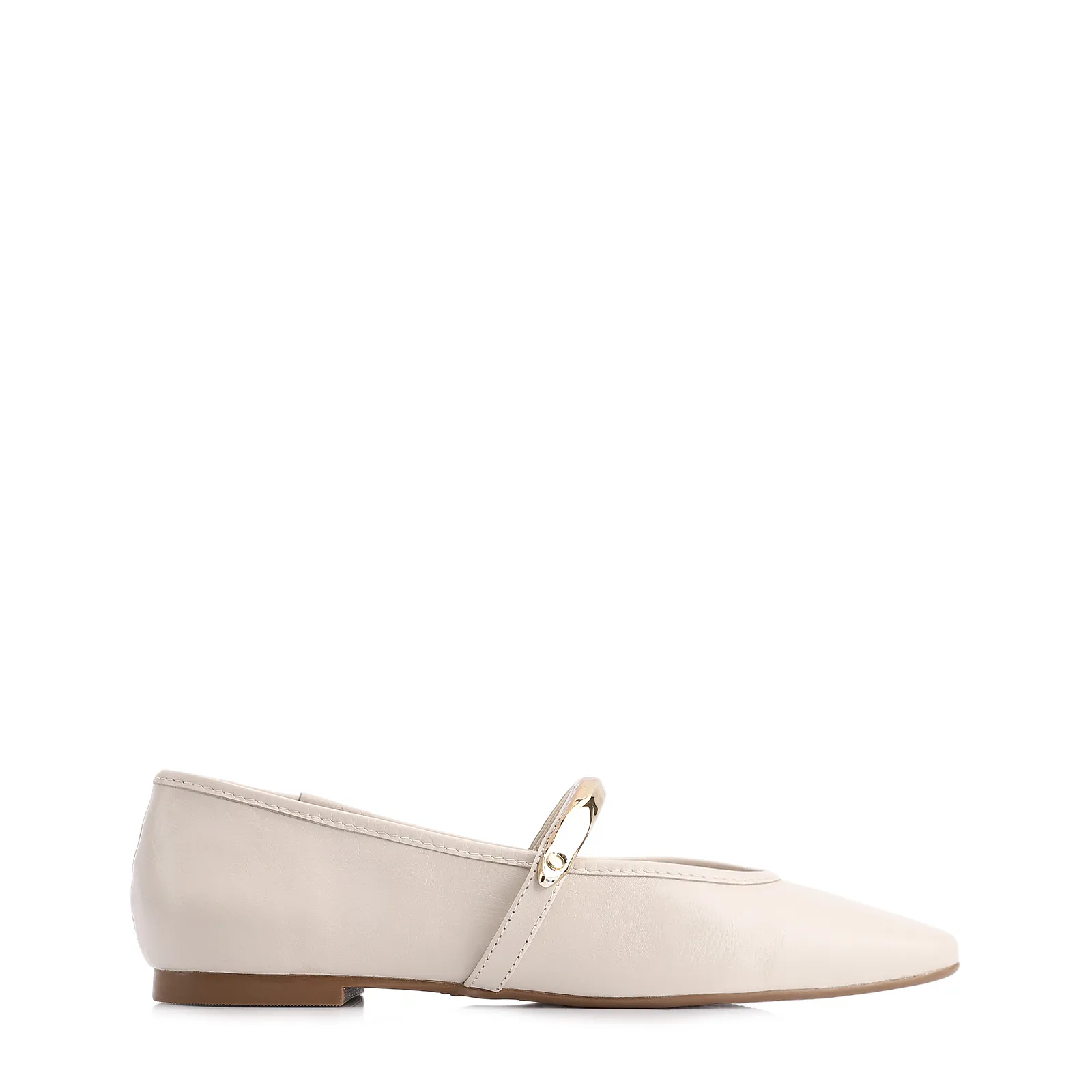 Sapatilha Couro Off White