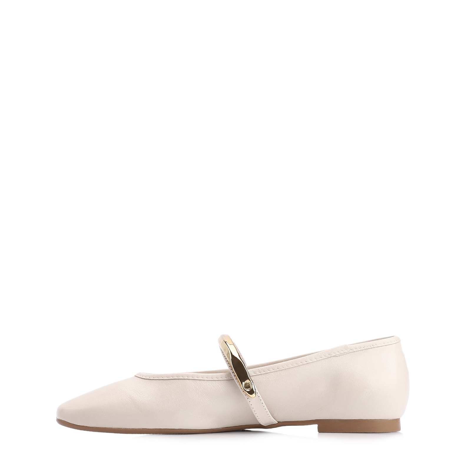 Sapatilha Couro Off White