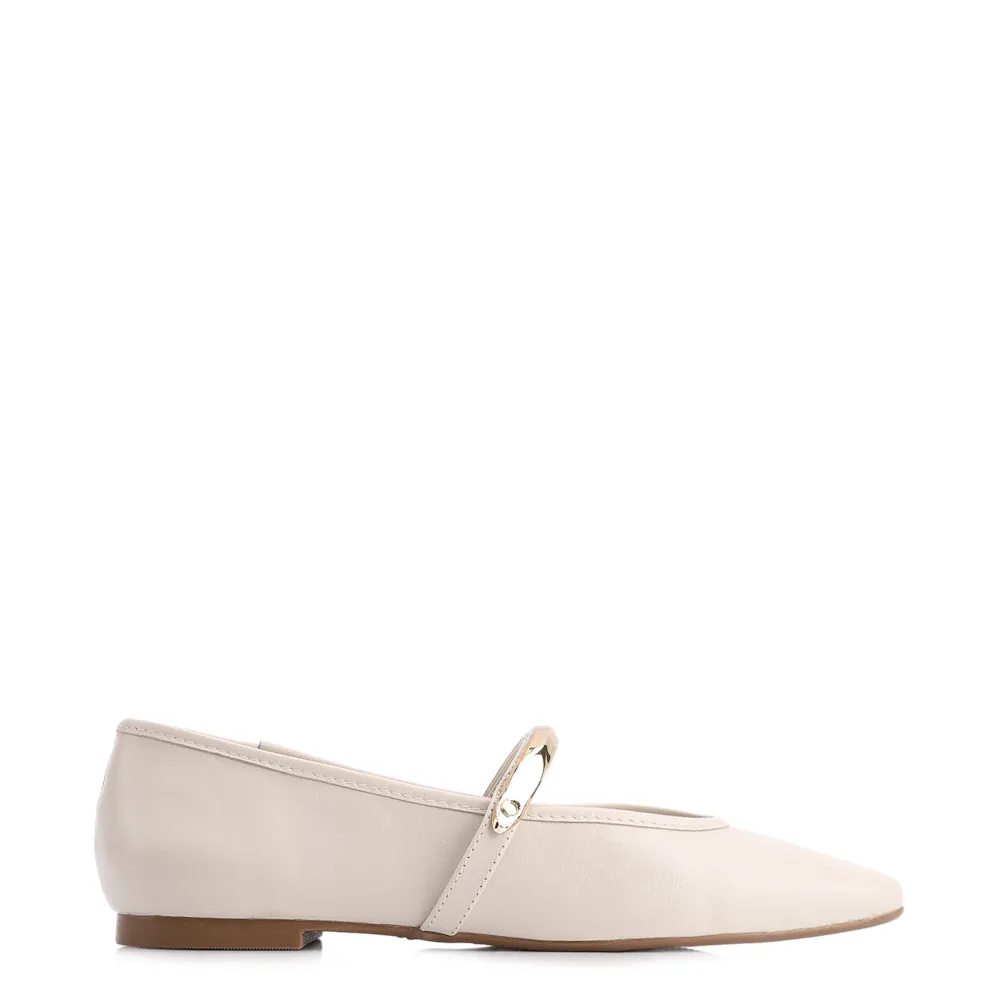 Sapatilha Couro Off White - imagem 2