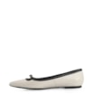 Sapatilha Couro Off White/Preto - imagem 4