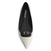 Sapatilha Couro Off White/Preto - imagem 5