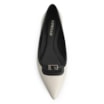 Sapatilha Couro Off White/Preto - imagem 5