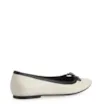 Sapatilha Couro Off White/Preto - imagem 3