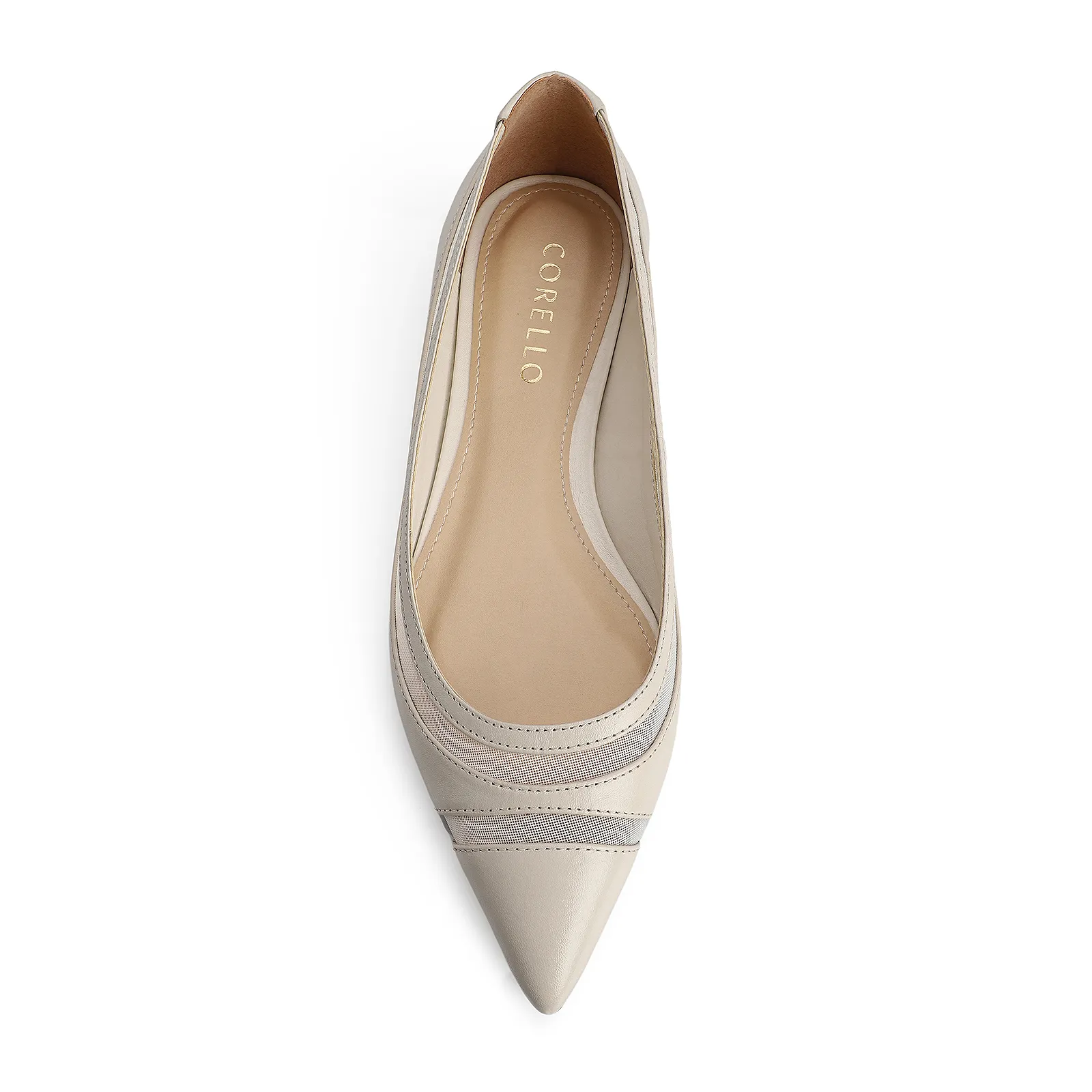 Sapatilha Couro Off-White / Tela