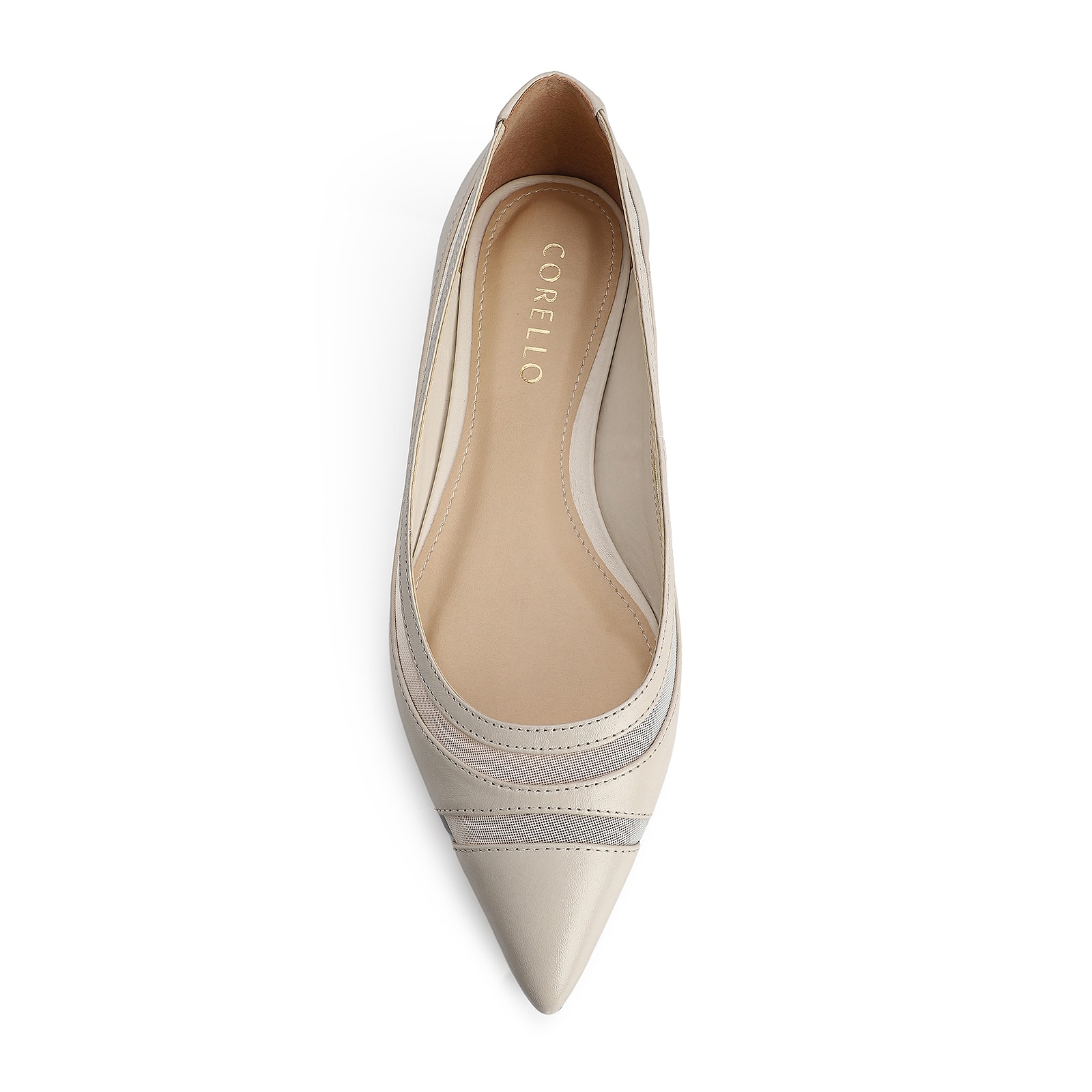 Sapatilha Couro Off-White / Tela