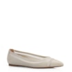 Sapatilha Couro Off-White / Tela - imagem 1