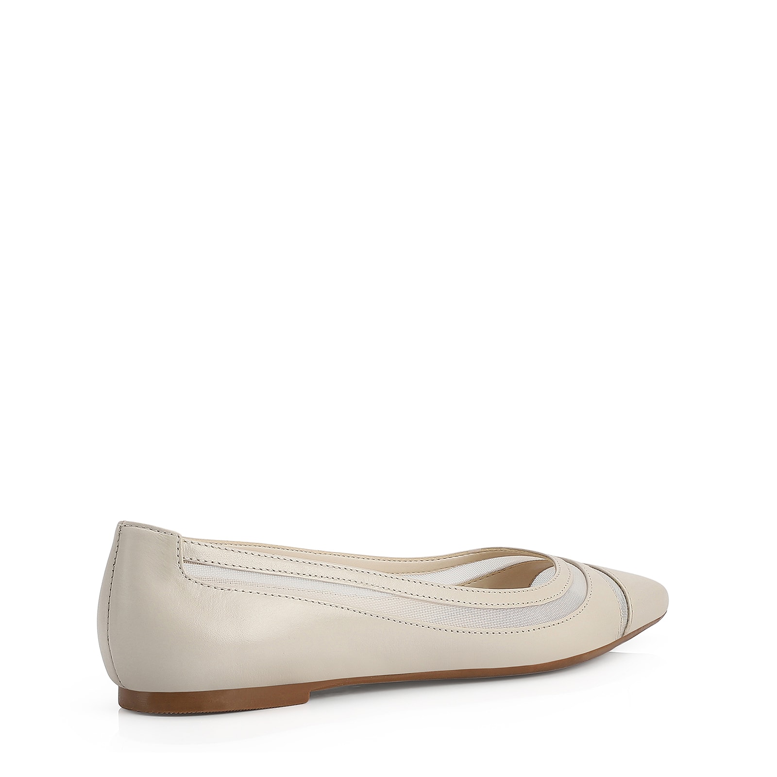 Sapatilha Couro Off-White / Tela