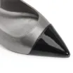 Sapatilha Couro Prata / Alt Verniz Preto - imagem 6
