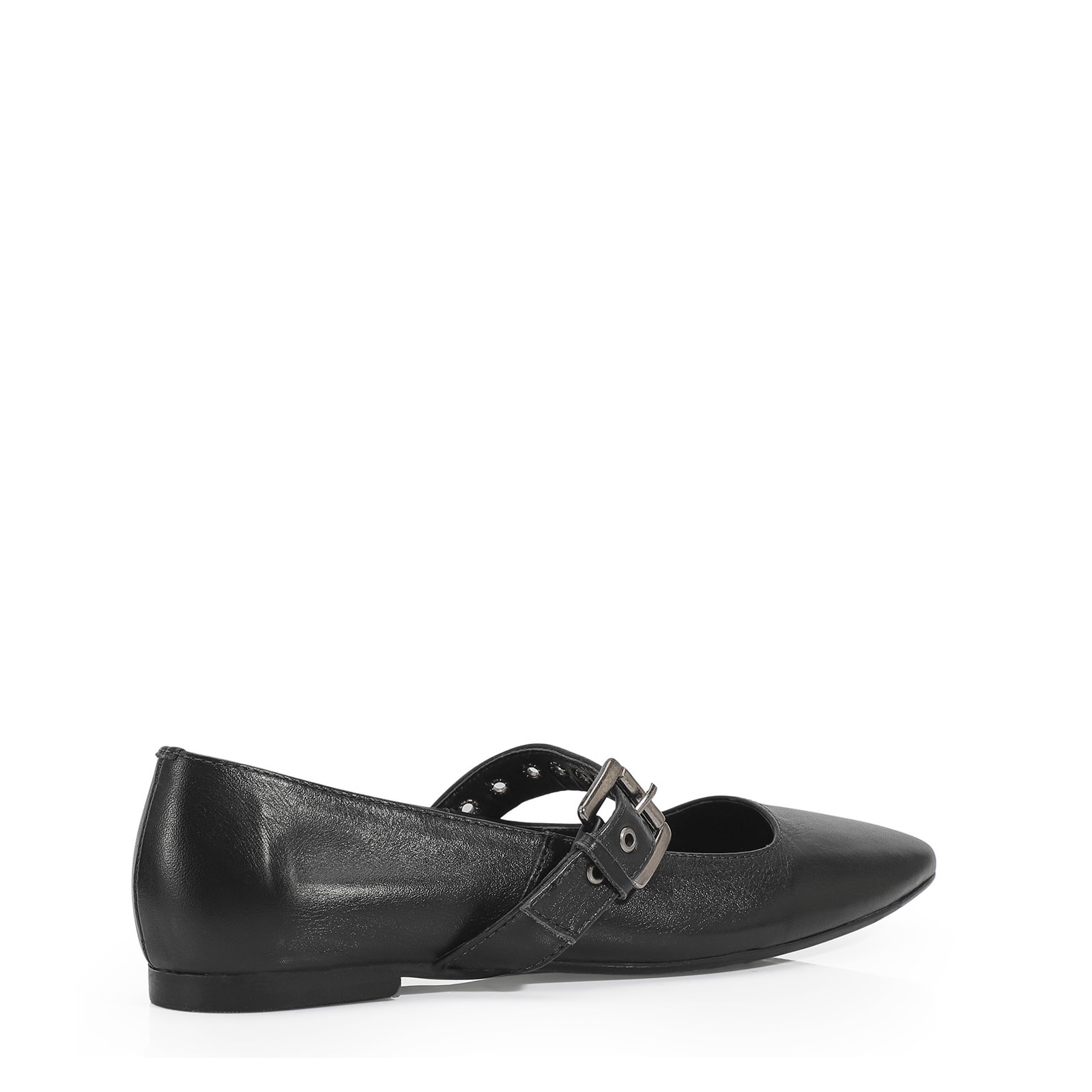 Sapatilha Couro Preto