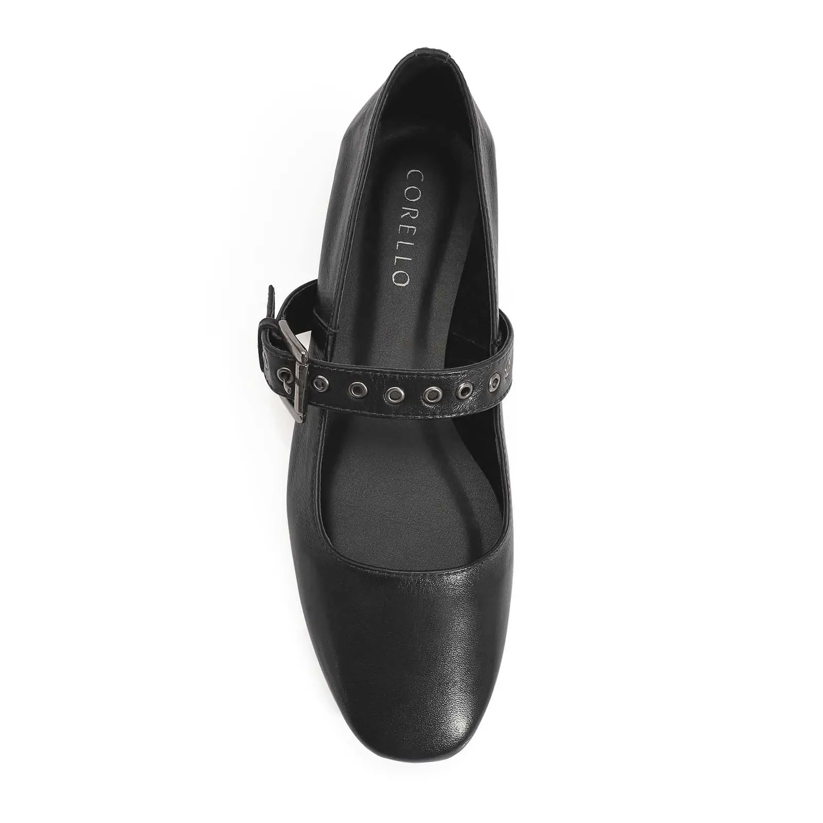 Sapatilha Couro Preto