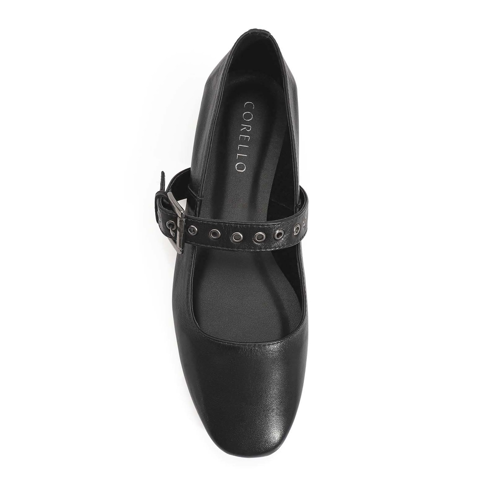 Sapatilha Couro Preto