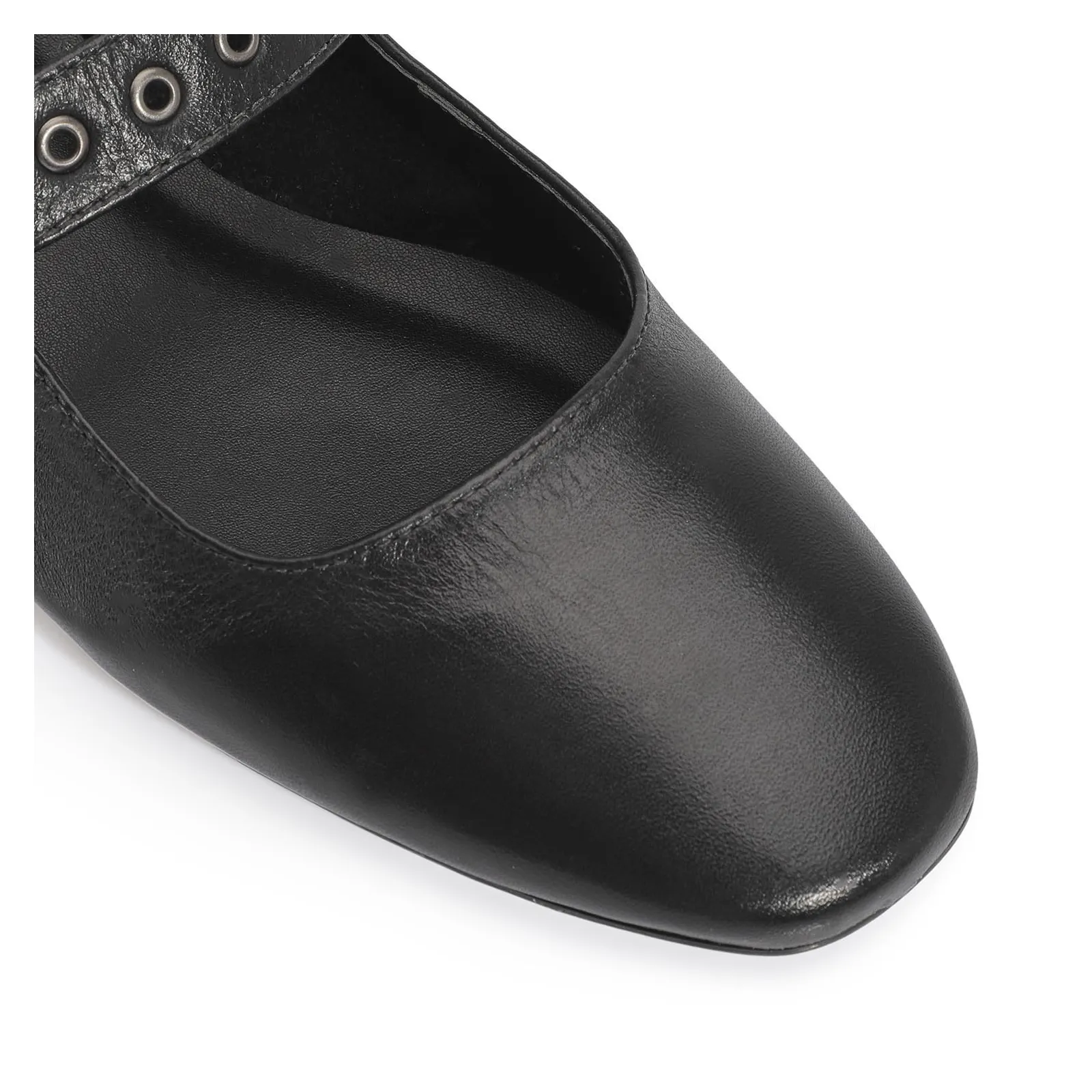 Sapatilha Couro Preto