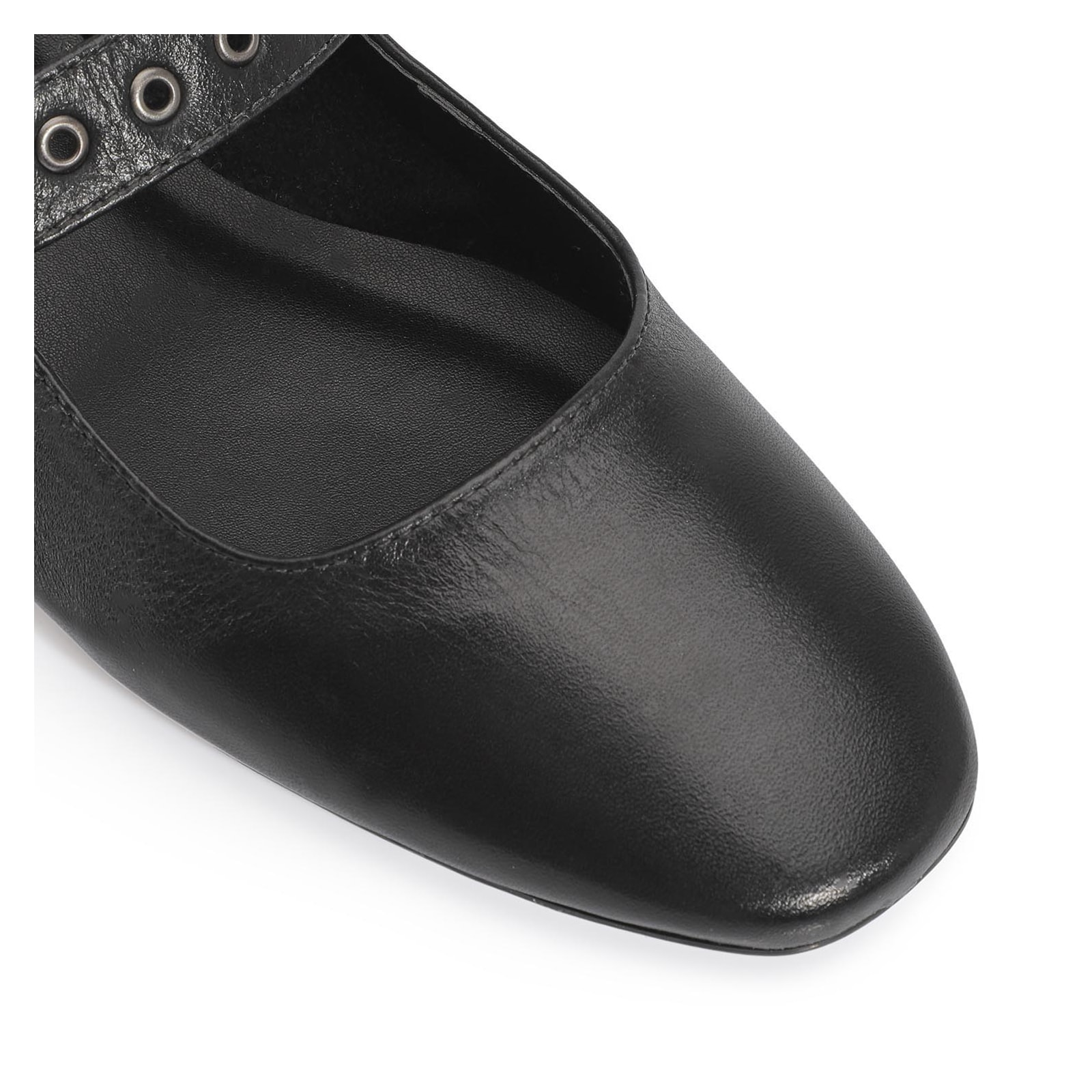 Sapatilha Couro Preto