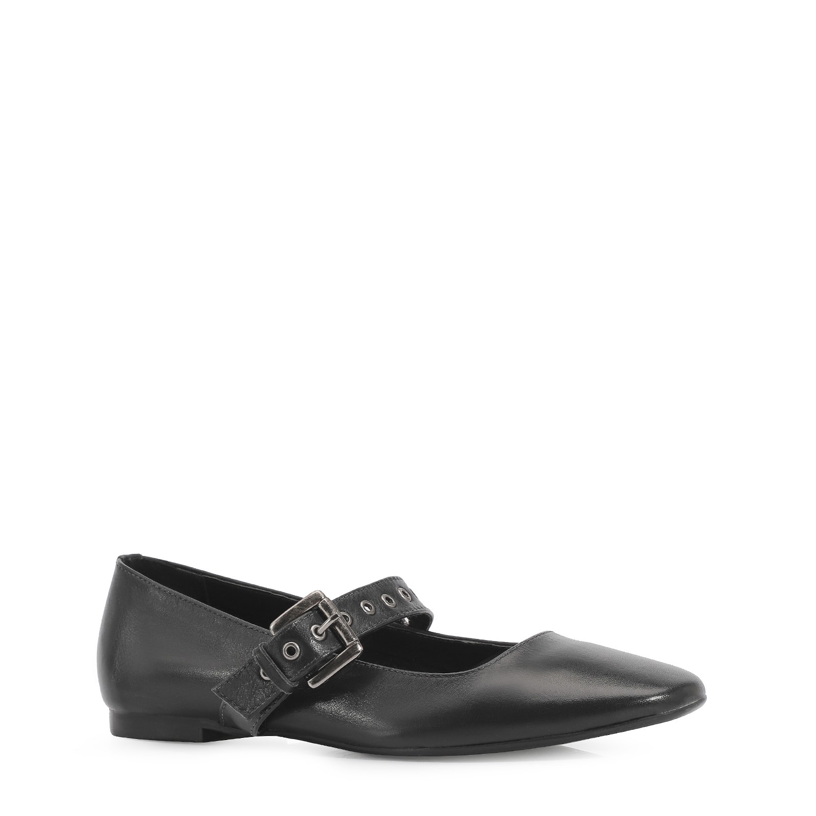 Sapatilha Couro Preto