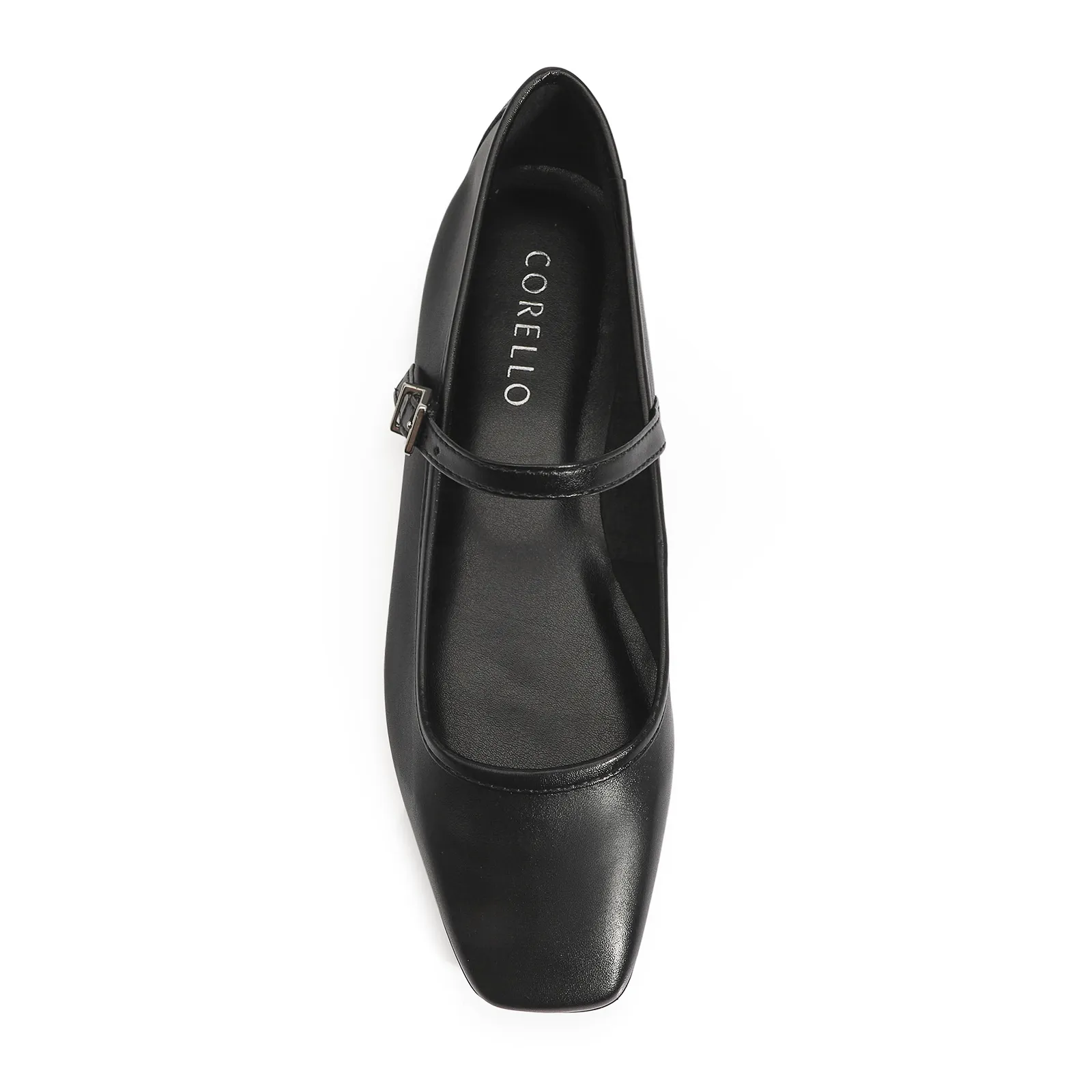 Sapatilha Couro Preto