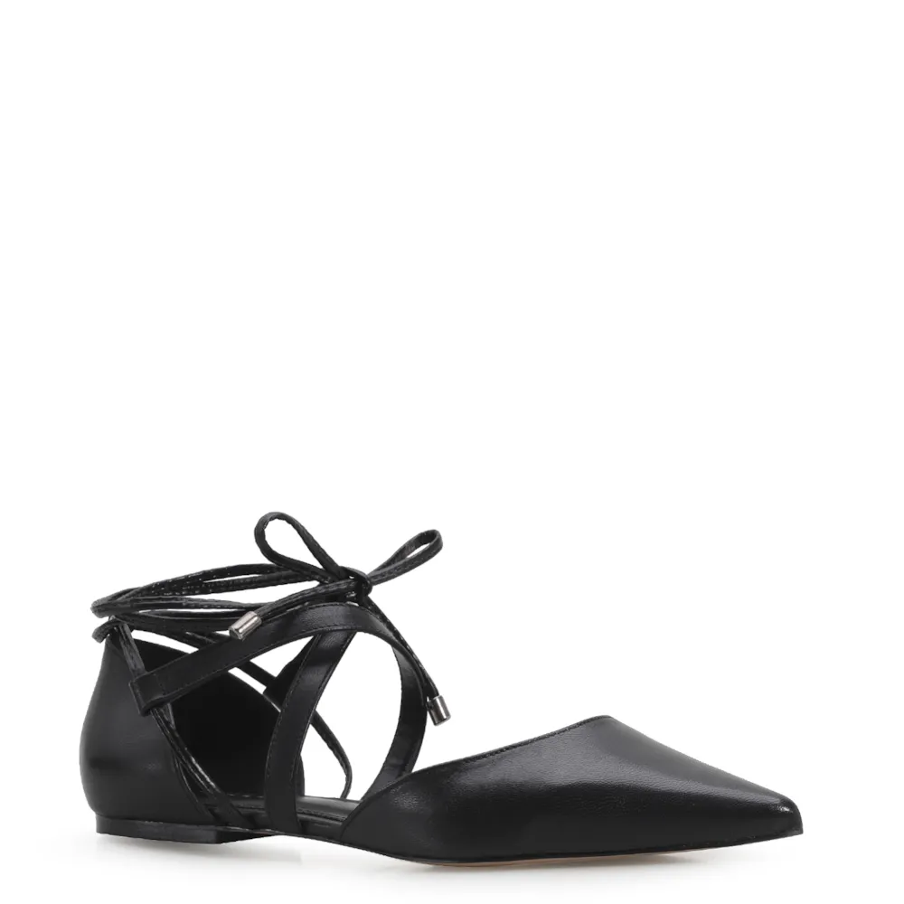 Sapatilha Couro Preto