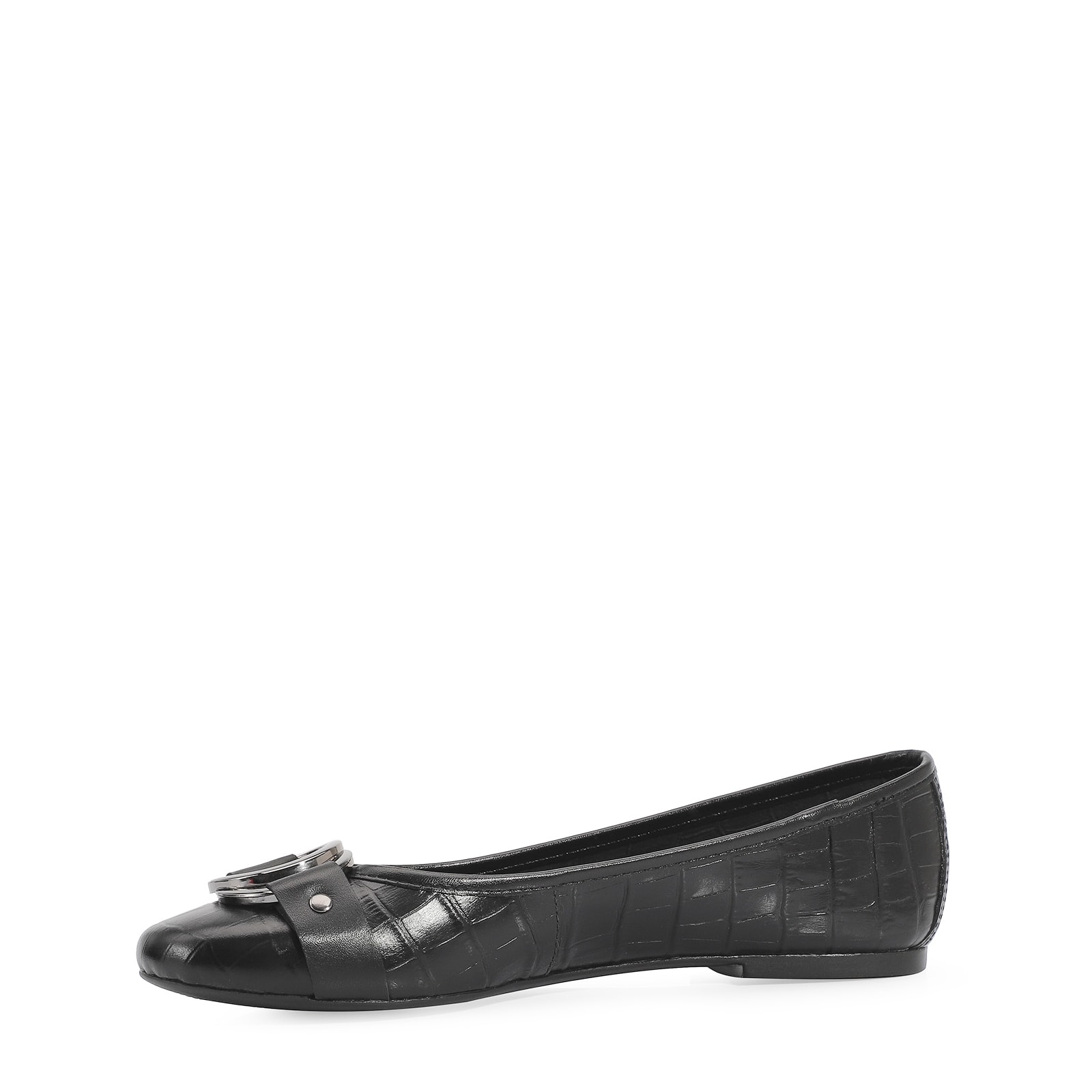 Sapatilha Couro Preto