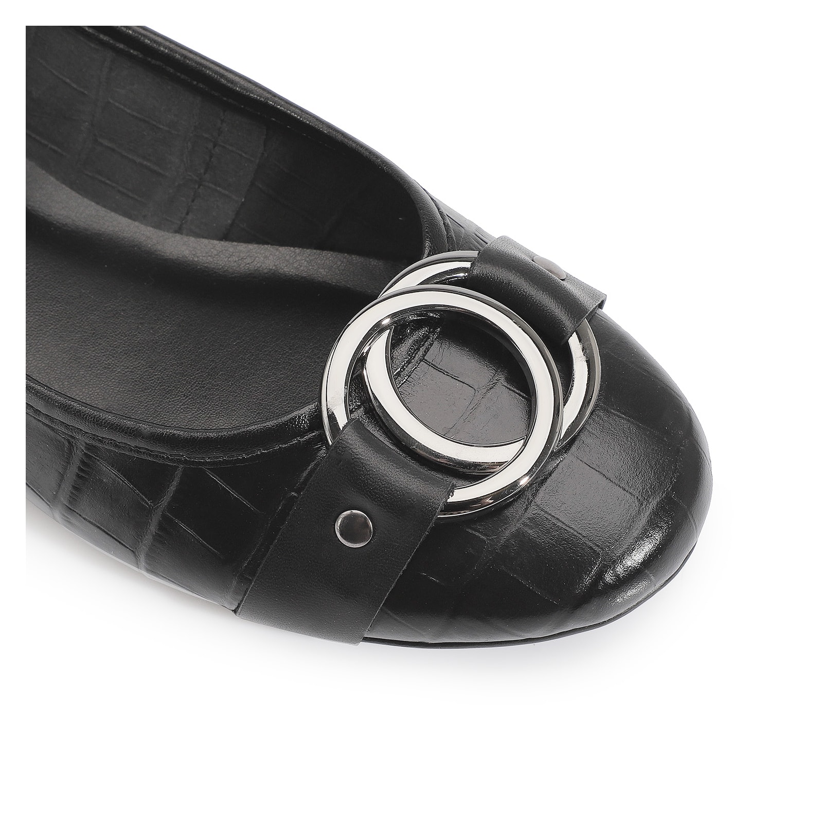 Sapatilha Couro Preto