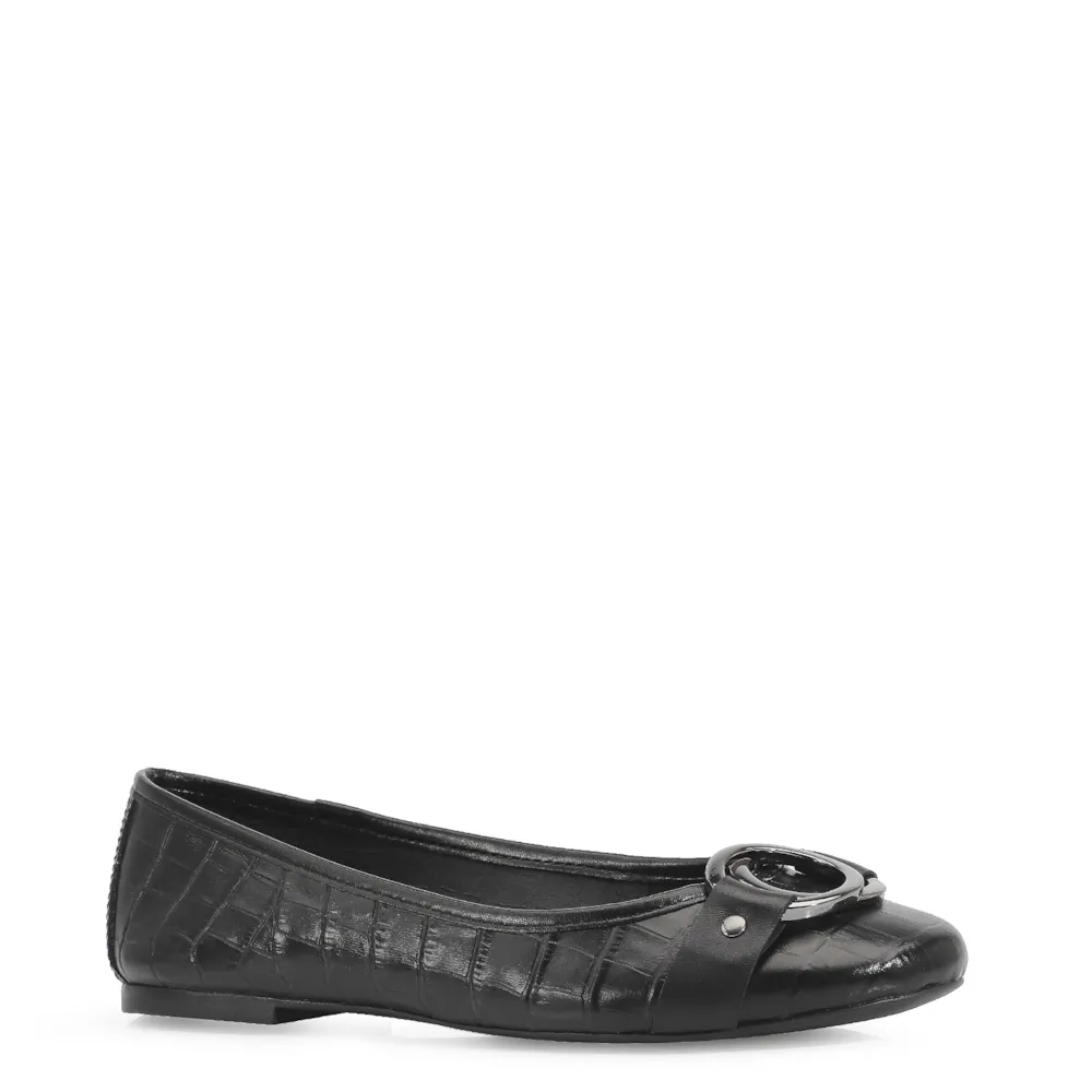 Sapatilha Couro Preto
