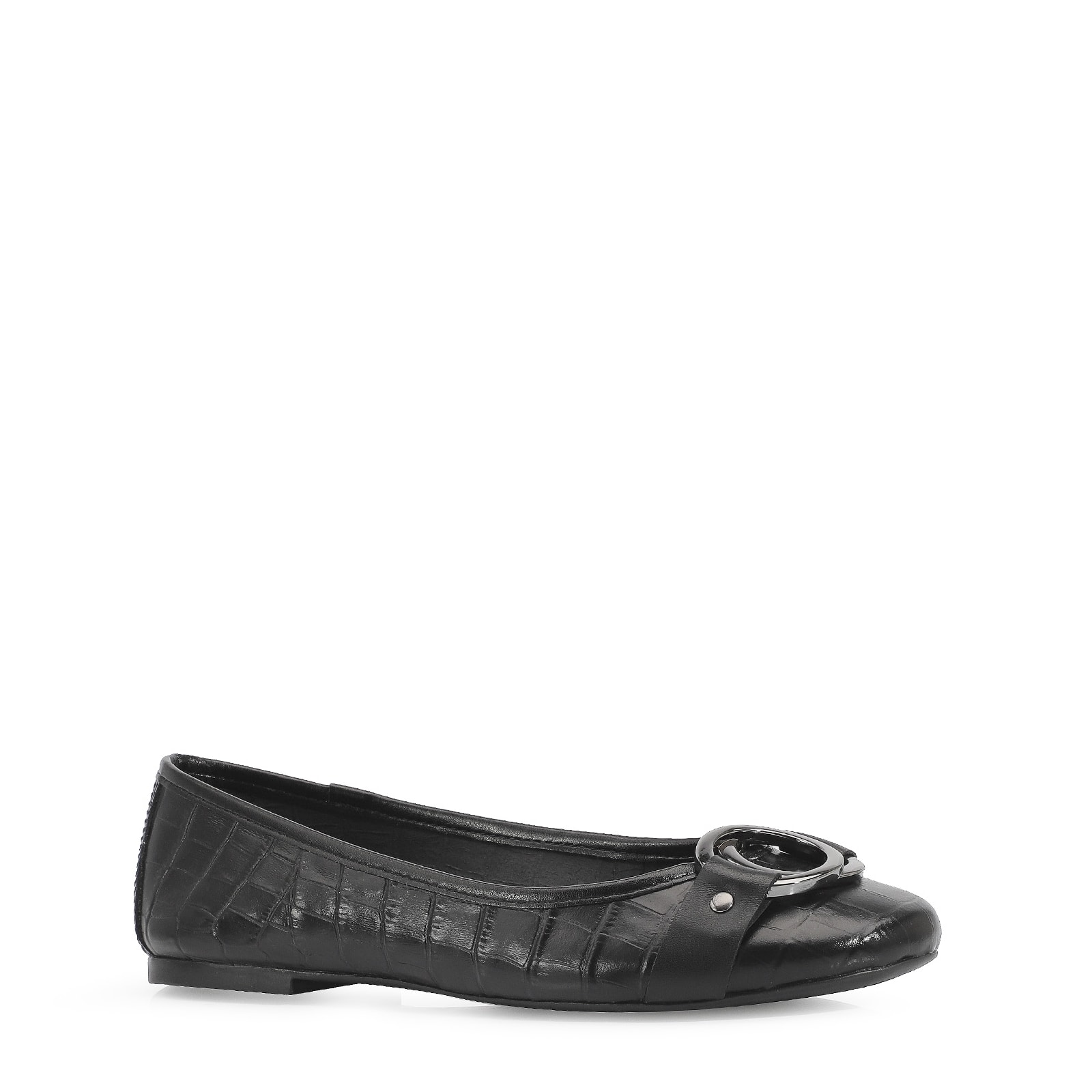 Sapatilha Couro Preto