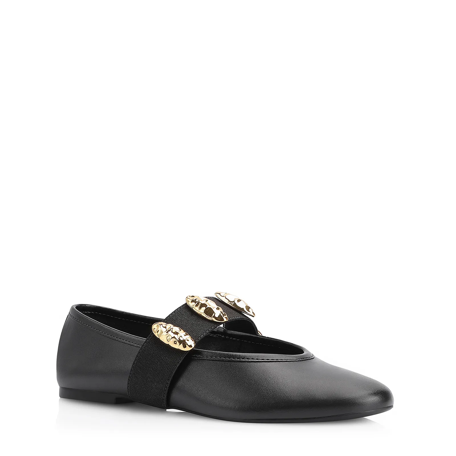 Sapatilha Couro Preto