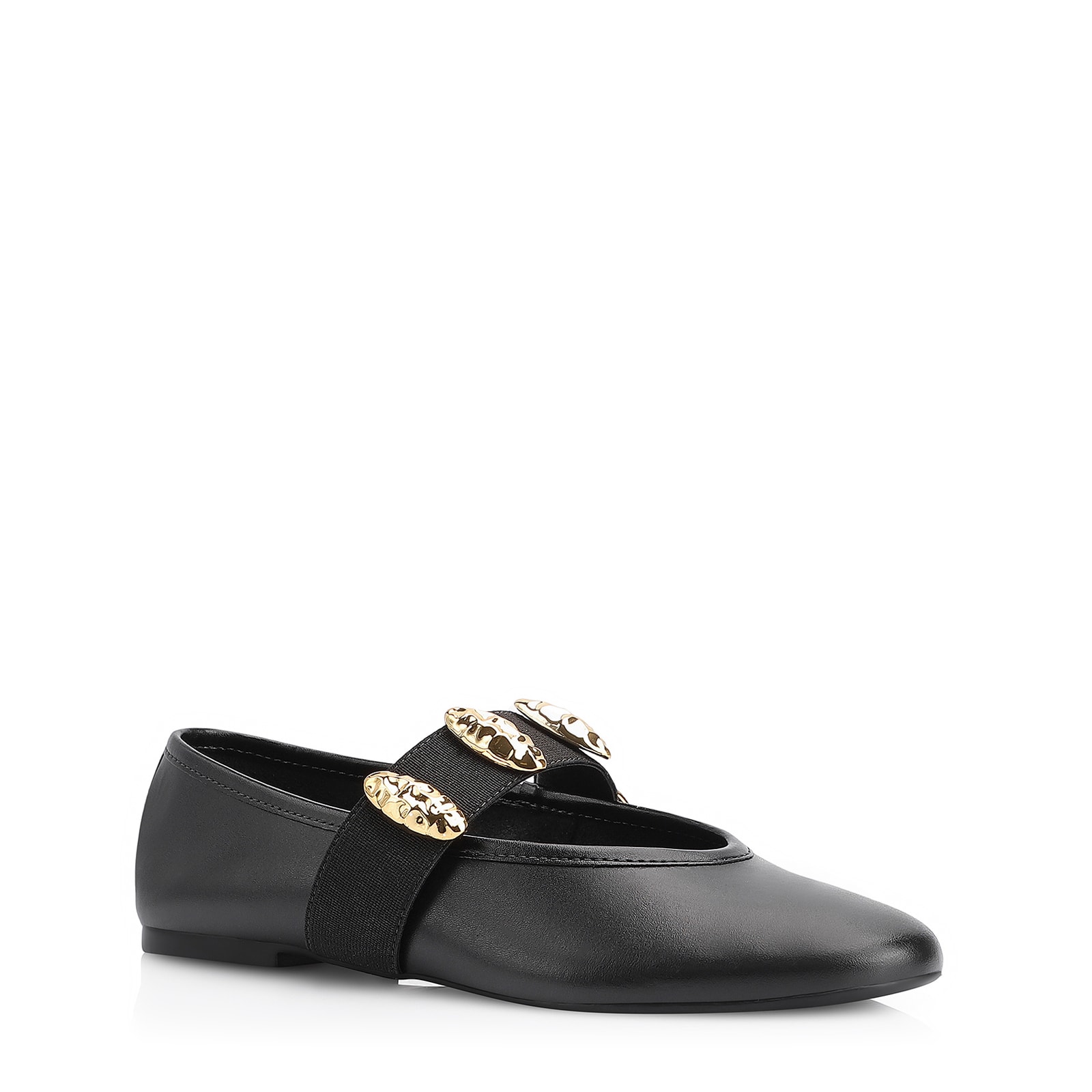 Sapatilha Couro Preto