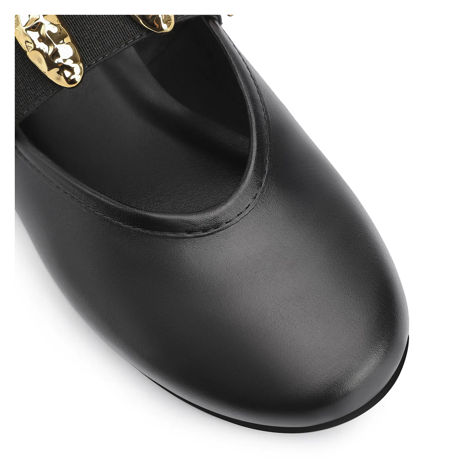 Sapatilha Couro Preto