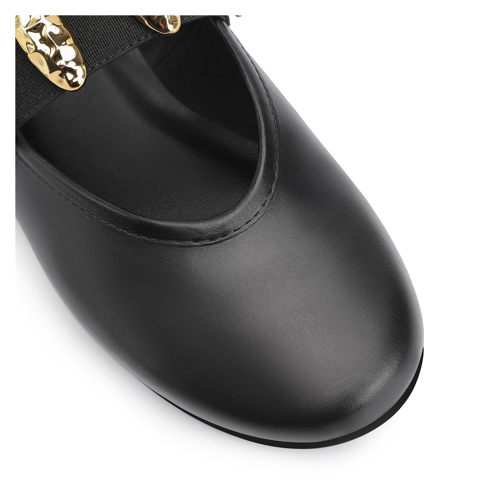 Sapatilha Couro Preto