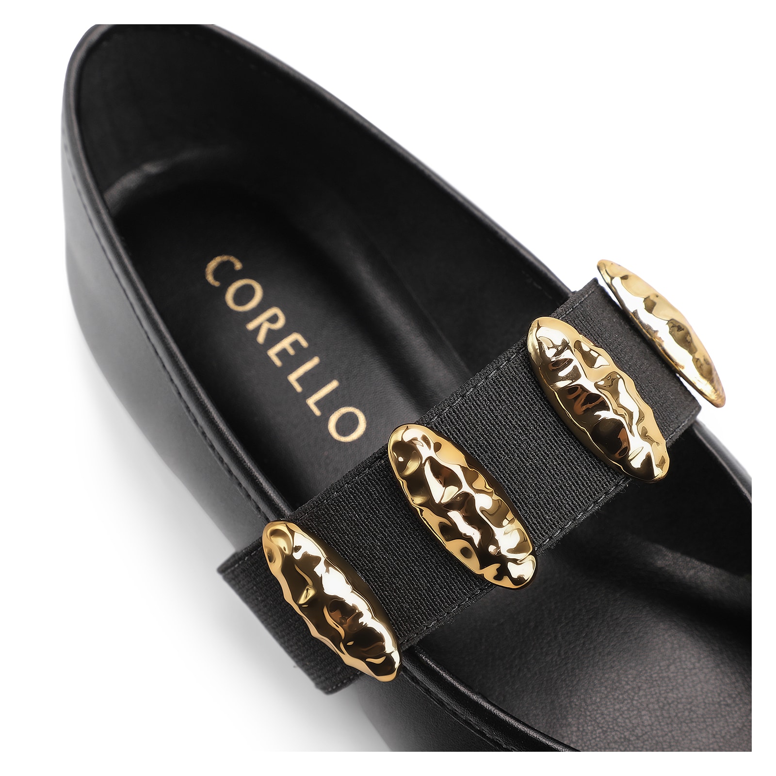 Sapatilha Couro Preto