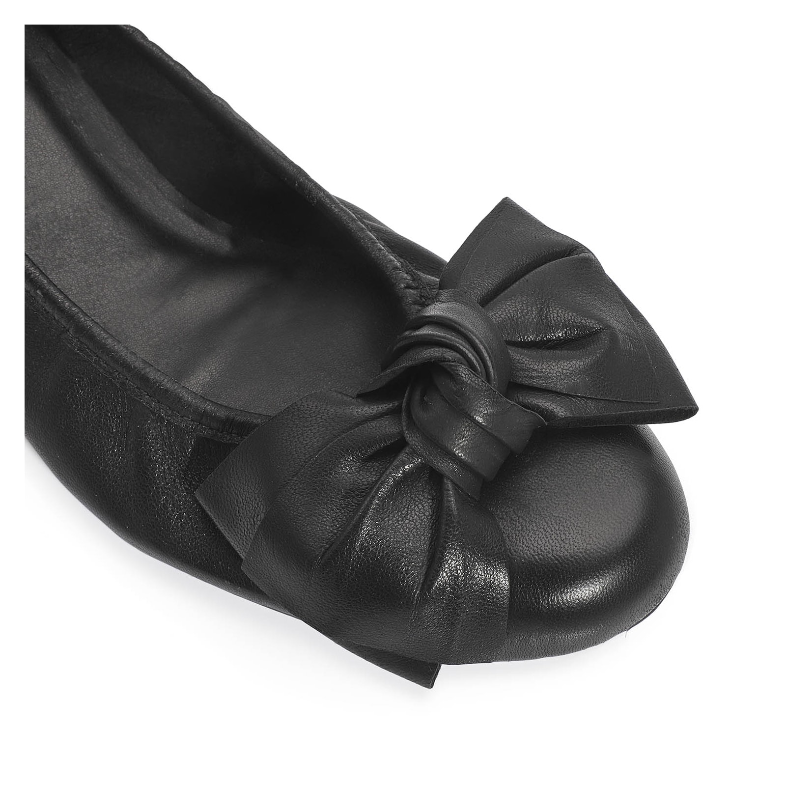 Sapatilha Couro Preto