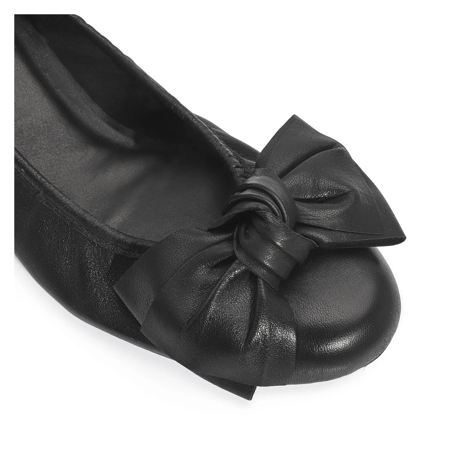 Sapatilha Couro Preto