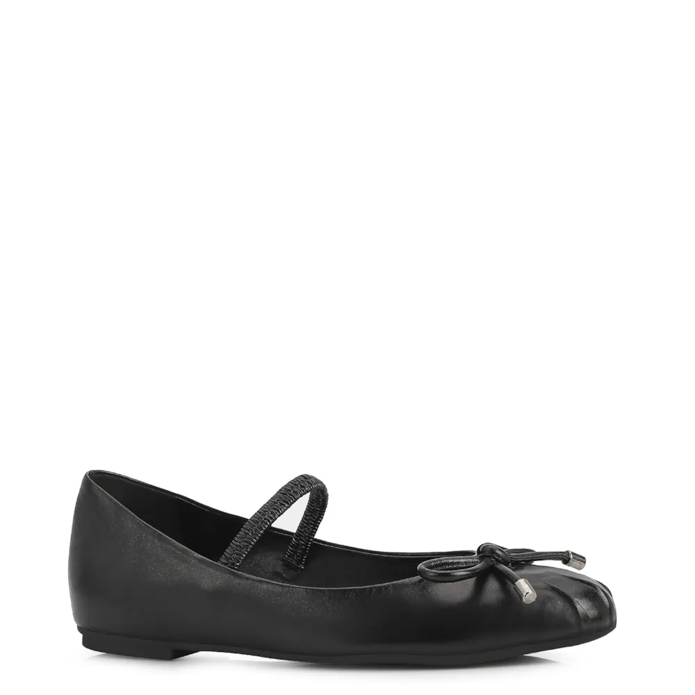 Sapatilha Couro Preto