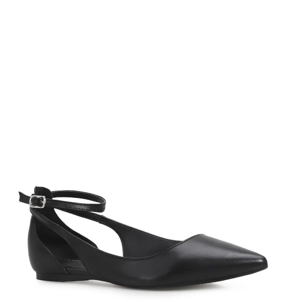Sapatilha Couro Preto