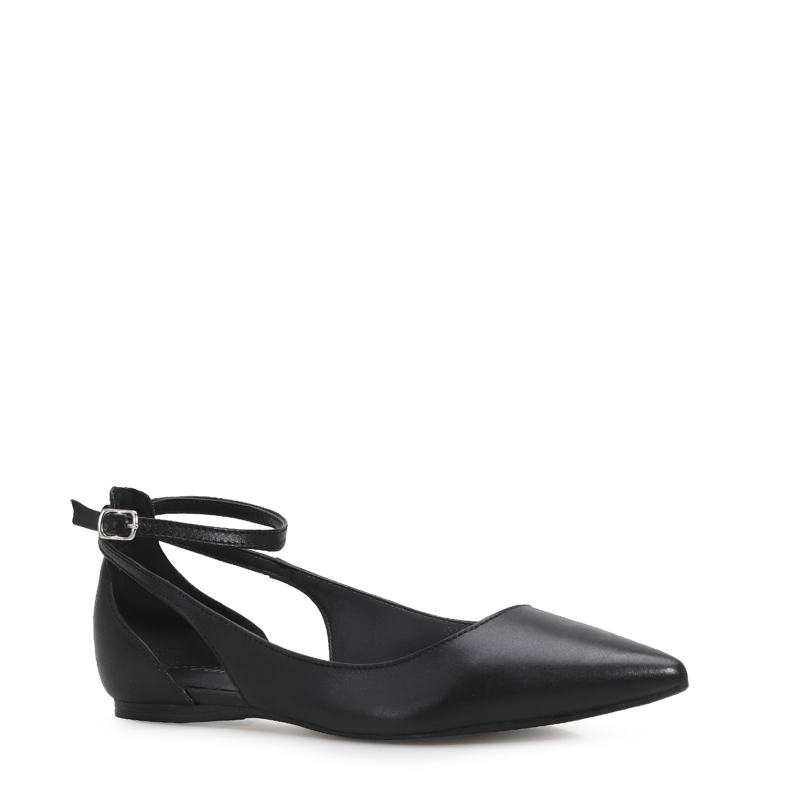 Sapatilha Couro Preto