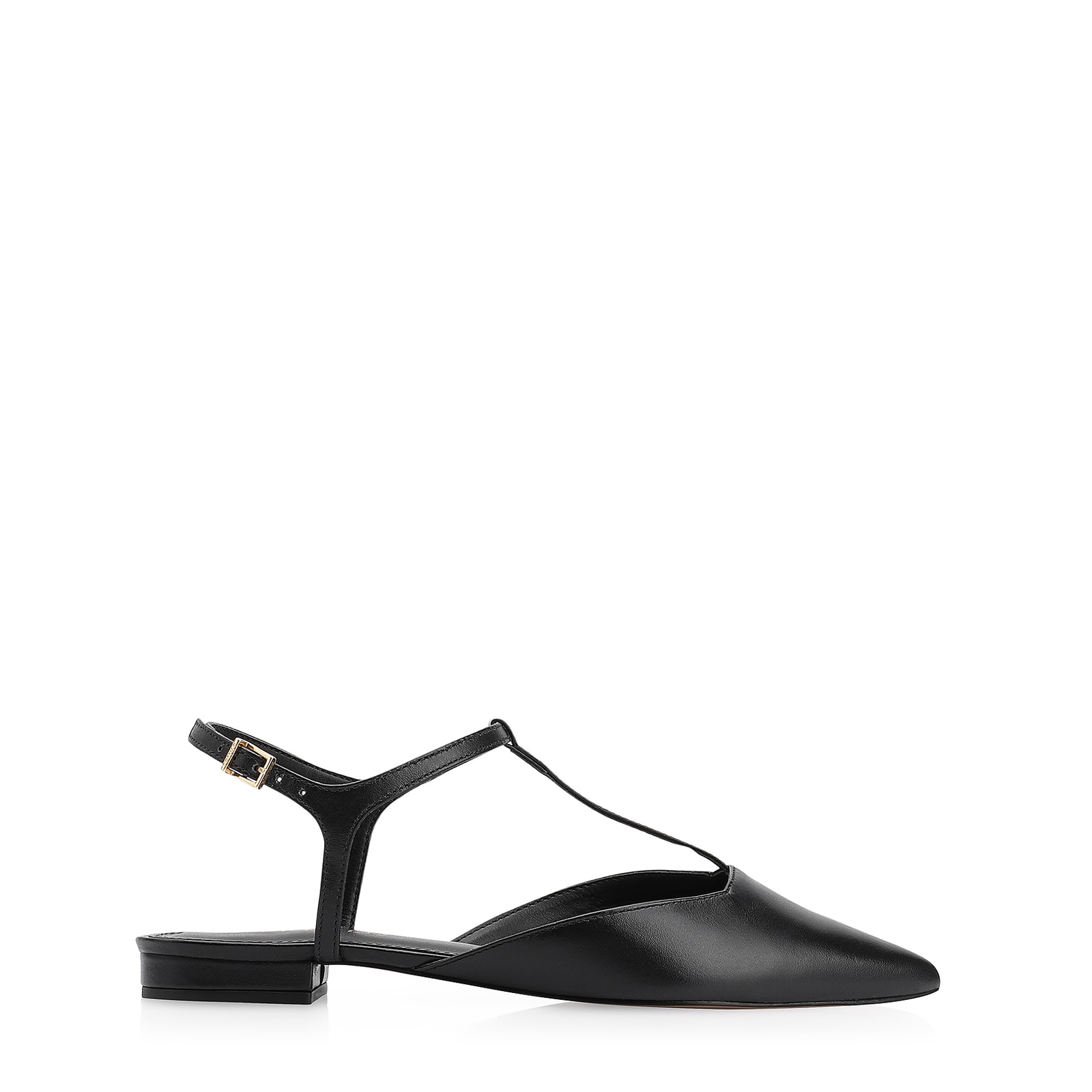 Sapatilha Couro Preto