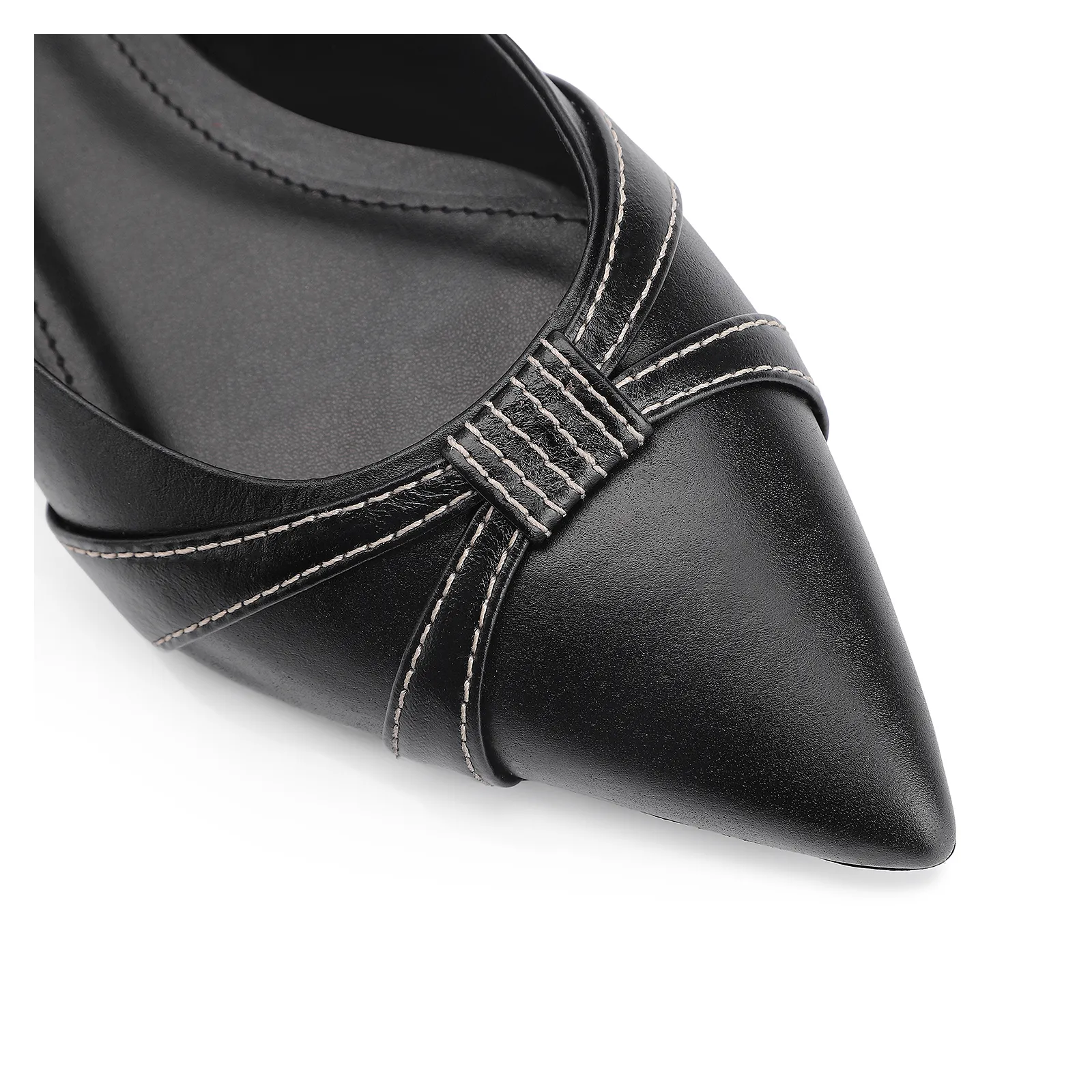 Sapatilha Couro Preto