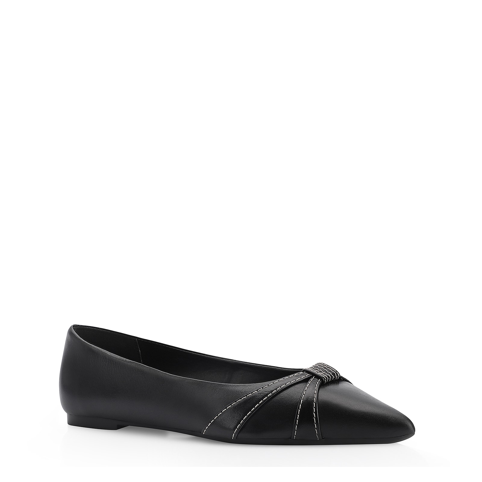 Sapatilha Couro Preto