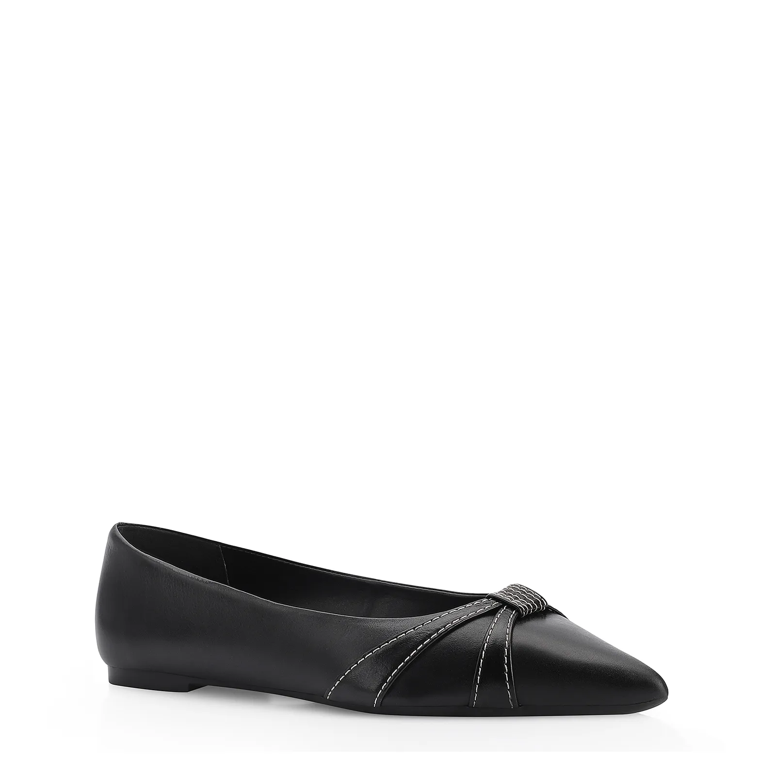 Sapatilha Couro Preto